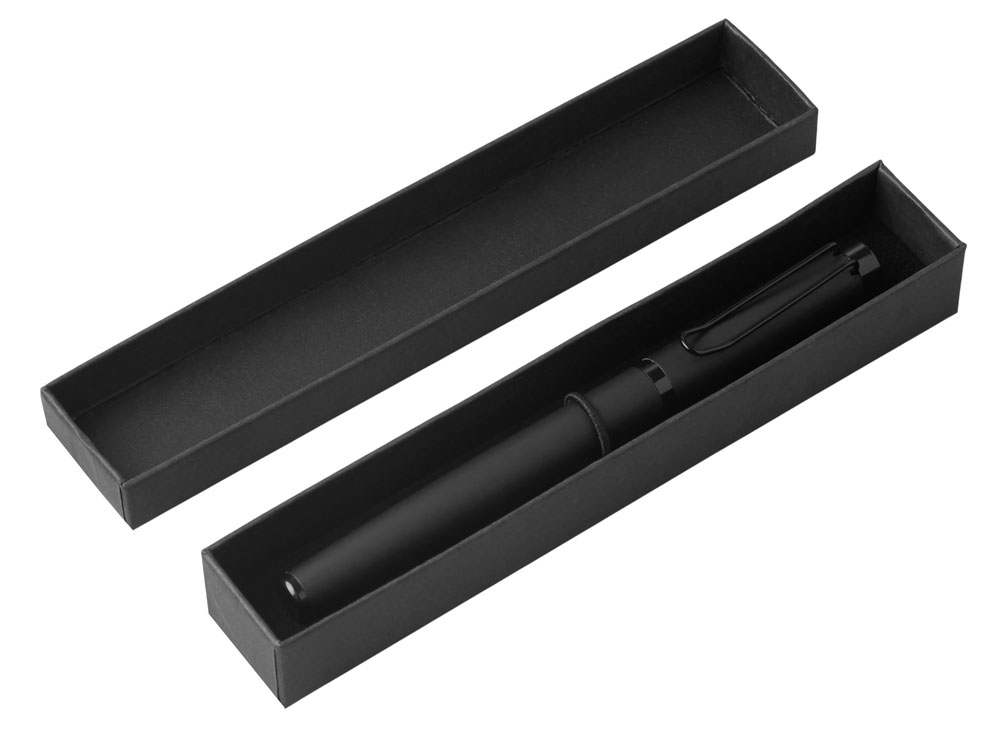 Металлическая ручка роллер Black Lama soft-touch — изображение 5