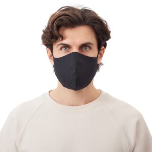 Маска для лица многоразовая из хлопка, анатомической формы