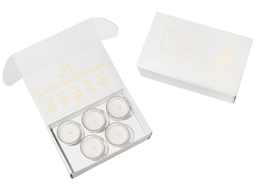Набор ароматических свечей, 5*50 мл — изображение 2