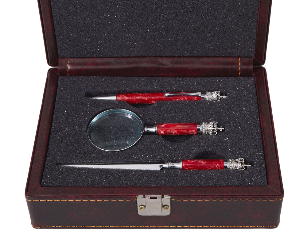 Набор Принц Уэльский: ручка, лупа, нож для бумаг — изображение 3