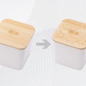 Eмкость для хранения Flake с гравировкой