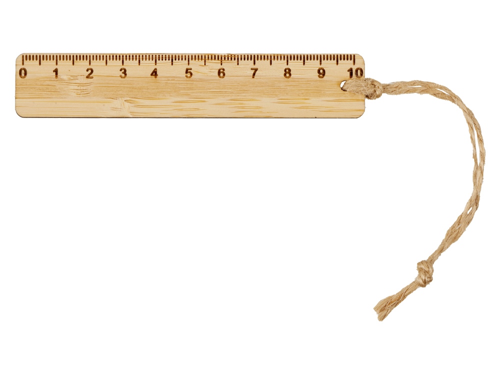 Закладка с линейкой из бамбука Bookmark — изображение 2