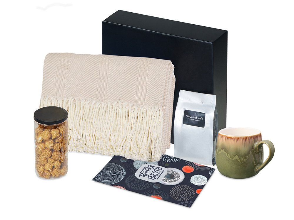 Подарочный набор Re:y. Haven с пледом, кружкой и чаем — изображение 2