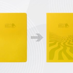 Бизнес-блокнот А5 C2 soft-touch с УФ-печатью