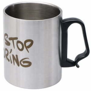 Стальная кружка с двойными стенками Climber Max, 450 мл с гравировкой