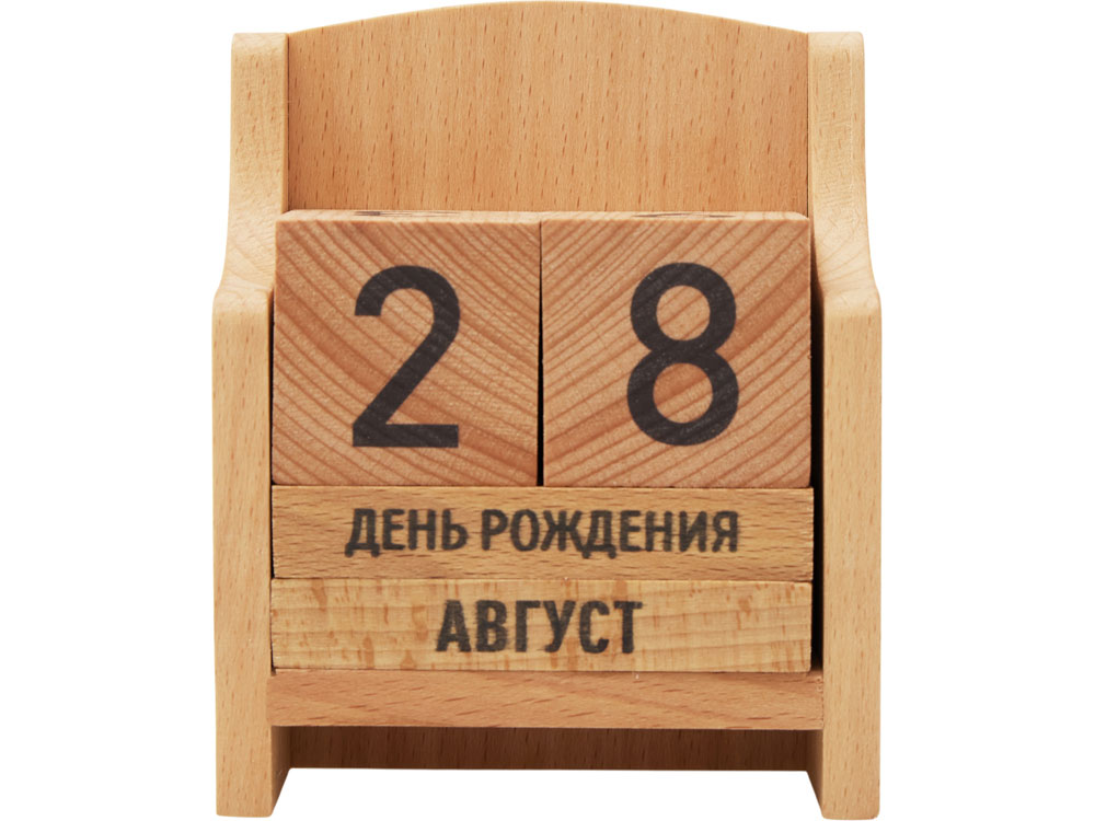 Вечный календарь из бука — изображение 8