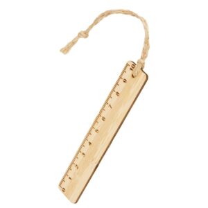 Закладка с линейкой из бамбука Bookmark