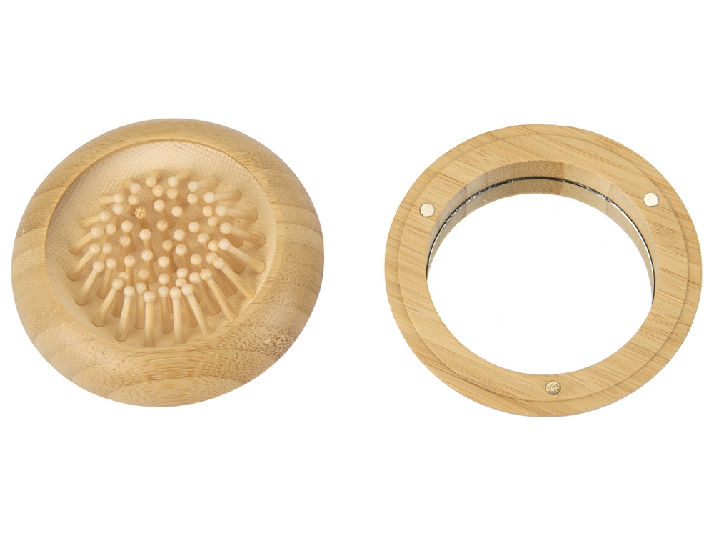 Расческа с зеркалом Daisy из бамбука — изображение 7
