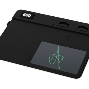 Многофункциональный коврик для мыши Multi Pad с беспроводной зарядкой и LCD экраном, 10 Вт