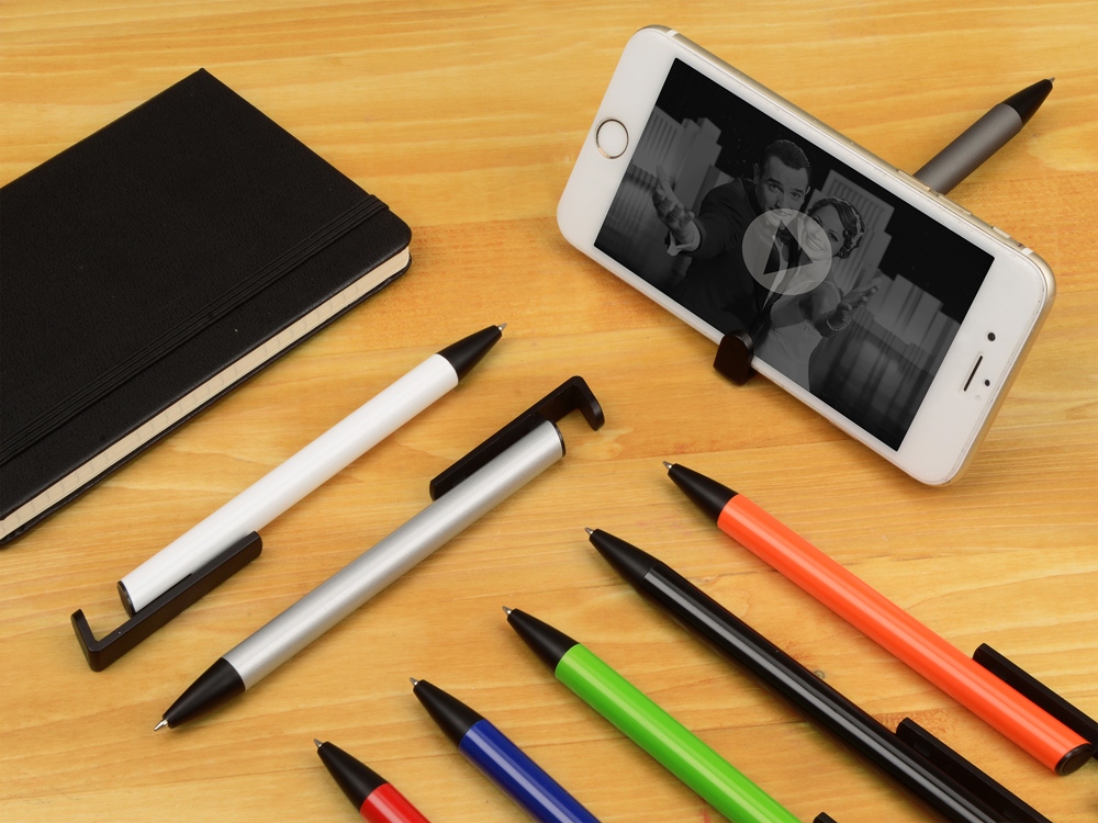 Ручка-подставка шариковая Кипер Металл — изображение 6