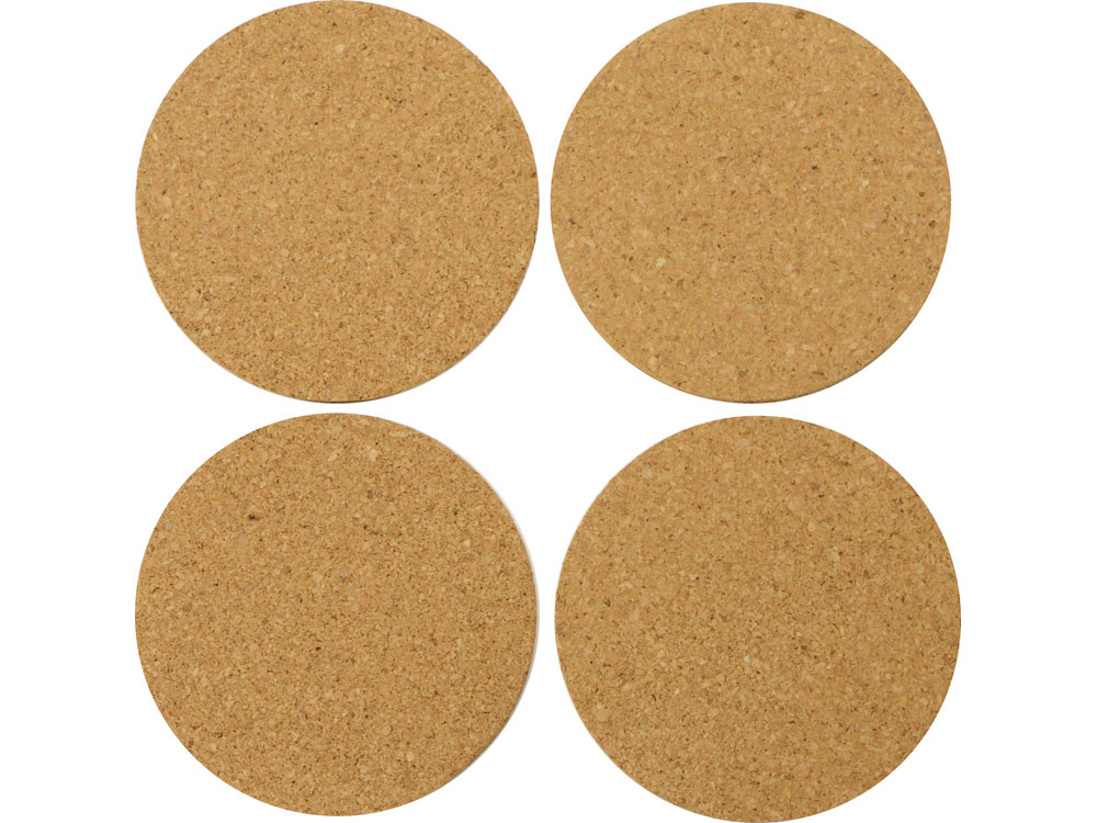 Набор костеров из пробки в хлопковом мешке Bali — изображение 5