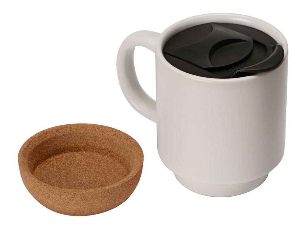 Кружка с пробковым дном и крышкой Denpasar — изображение 3