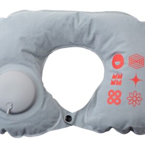 Подушка для путешествия с помпой Push с термотрансфером