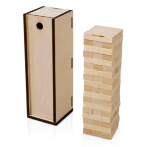 Настольная игра из дерева Башня в деревянной коробке