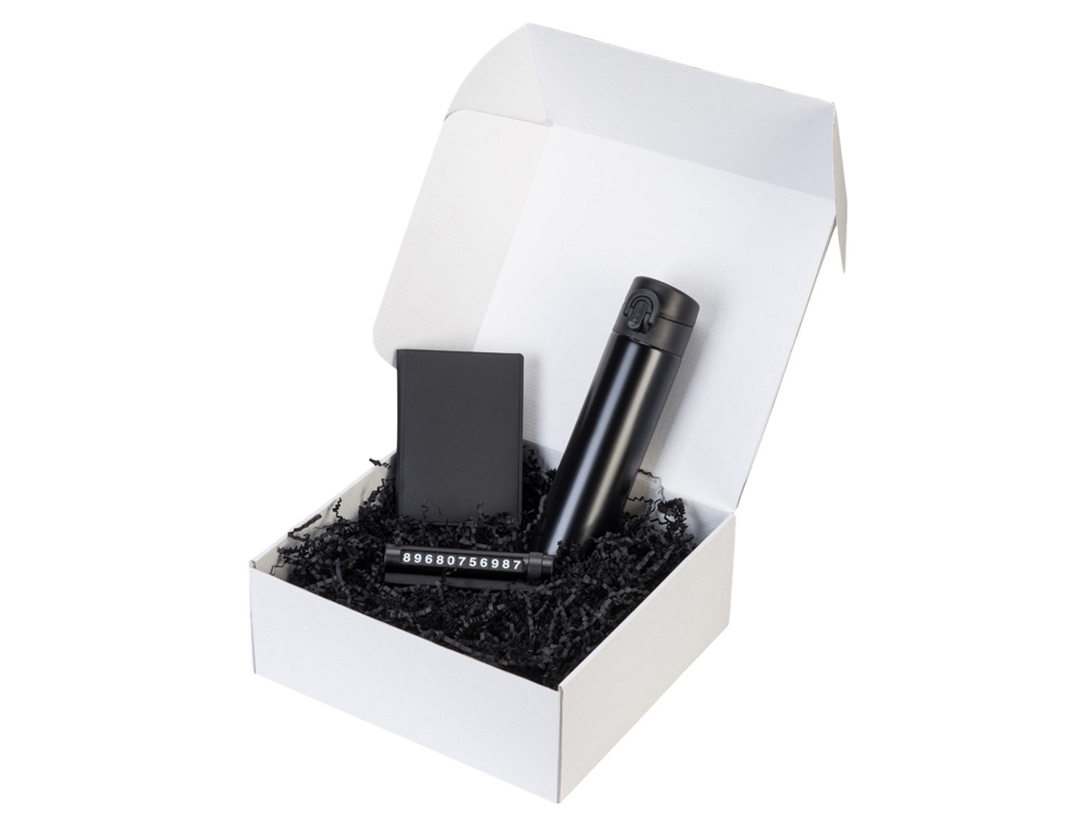 Подарочный набор Premier с термокружкой, парковочной визиткой и обложкой для документов — изображение 2