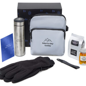 Подарочный набор Re:m. Step с термосом, перчатками и сумкой
