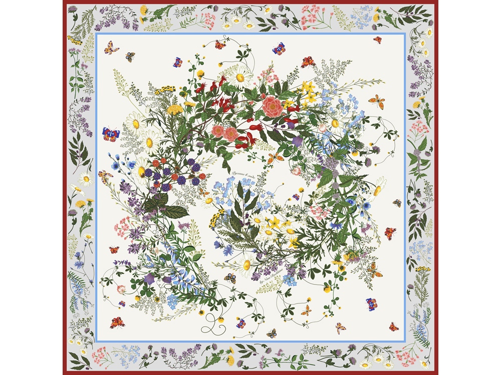 Платок Русский полевой букет