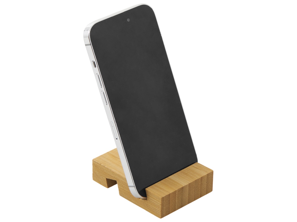 Подставка для телефона Plix из бамбука — изображение 4