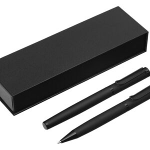 Подарочный набор из 2-х ручек Black Lama soft-touch