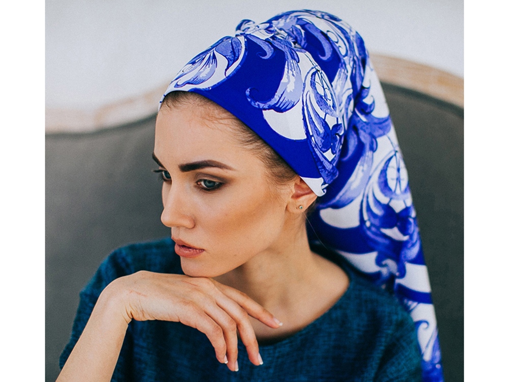 Платок Гжель — изображение 3