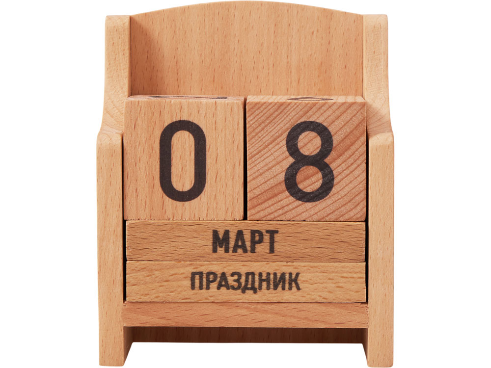 Вечный календарь из бука — изображение 2