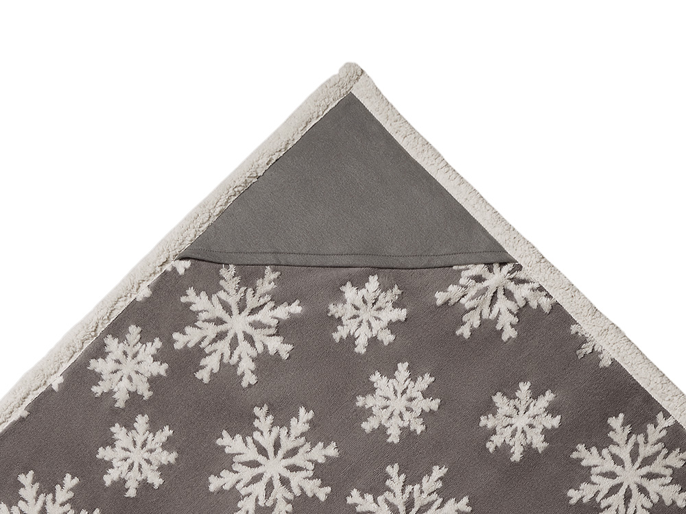 Плед Snowflake новогодний с капюшоном — изображение 6