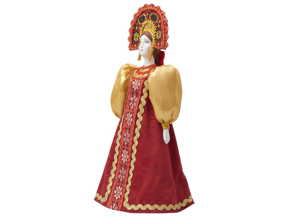 Подарочный набор: кукла фарфоровая, мёд с гецким орехом — изображение 16