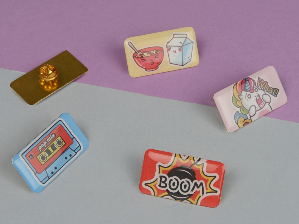 Значок металлический Прямоугольник — изображение 6