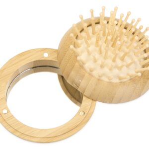 Расческа с зеркалом Daisy из бамбука