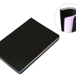 Блокнот А5 в гибкой обложке Fellini с голографическим срезом