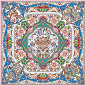 Платок Шедевры русских эмальеров