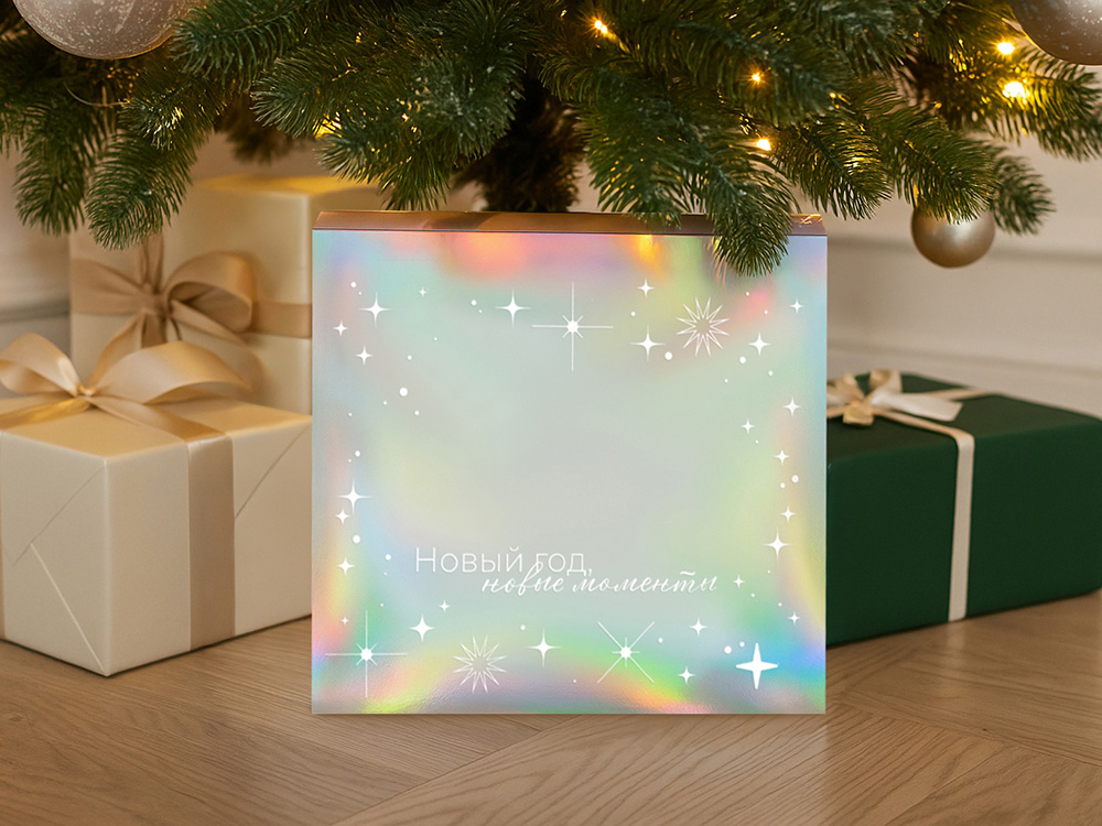 Подарочная коробка с голографическим шубером Aurora, L — изображение 4