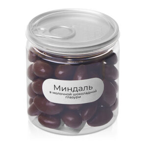Миндаль в молочной шоколадной глазури Glazura, 140 гр