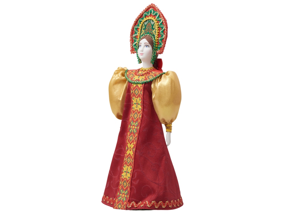 Подарочный набор: кукла фарфоровая, мёд с гецким орехом — изображение 7