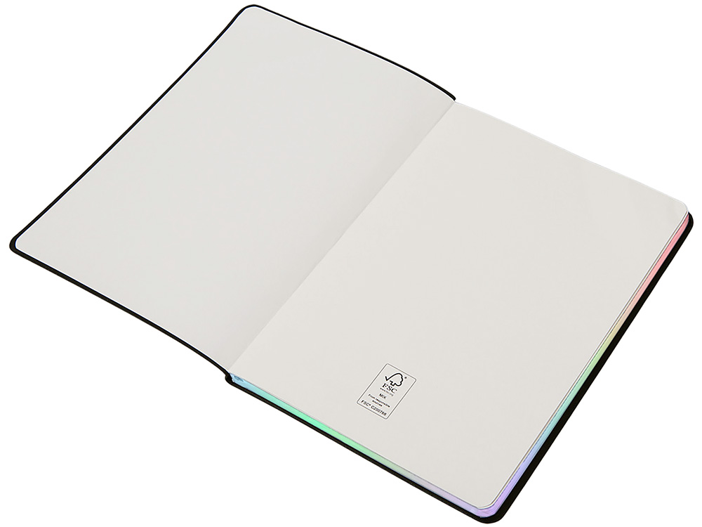 Блокнот А5 в гибкой обложке Fellini с голографическим срезом — изображение 3