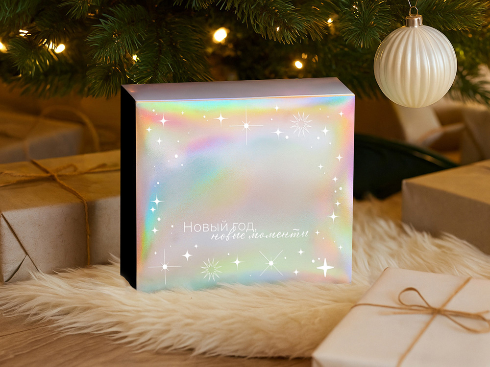 Подарочная коробка с голографическим шубером Aurora, L — изображение 5