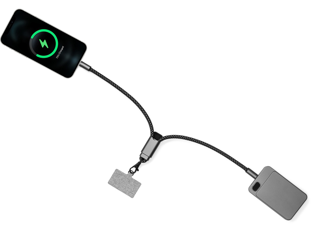 Ремешок-держатель для телефона с зарядным кабелем USB-C - USB-C Lany Wristband Charge Eco — изображение 13