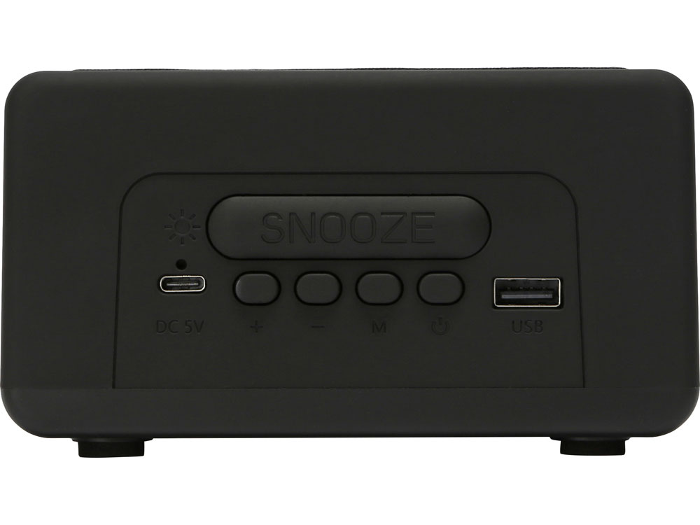 Беспроводная колонка с часами и функцией беспроводной зарядки Sentry — изображение 8