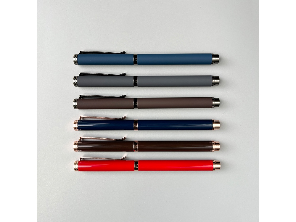 Ручка металлическая шариковая Venezia Pragmatico софт-тач — изображение 8