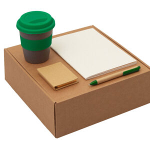 Набор Halm с блокнотом, ручкой и стаканом