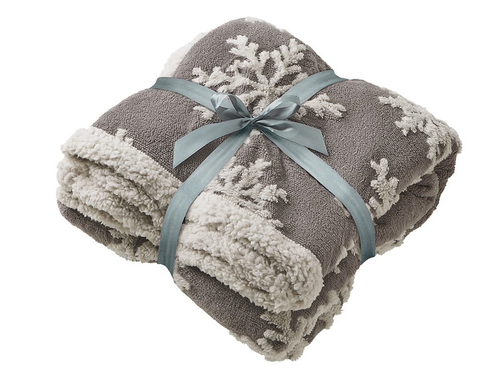 Плед Snowflake новогодний с капюшоном — изображение 10