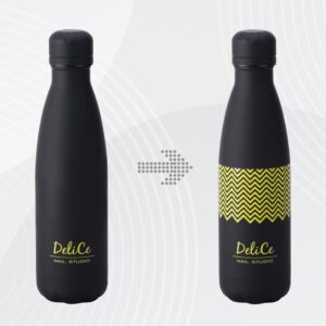 Вакуумная термобутылка Vacuum bottle C1, soft touch, с УФ-печатью