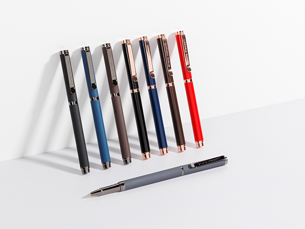 Ручка металлическая шариковая Venezia Pragmatico софт-тач — изображение 7