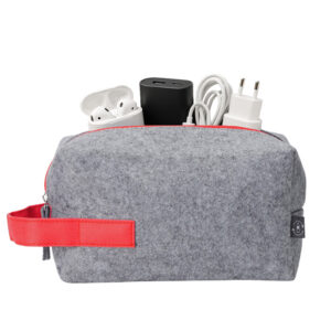 Органайзер для электроники и проводов Felt из RPET-фетра с ручкой