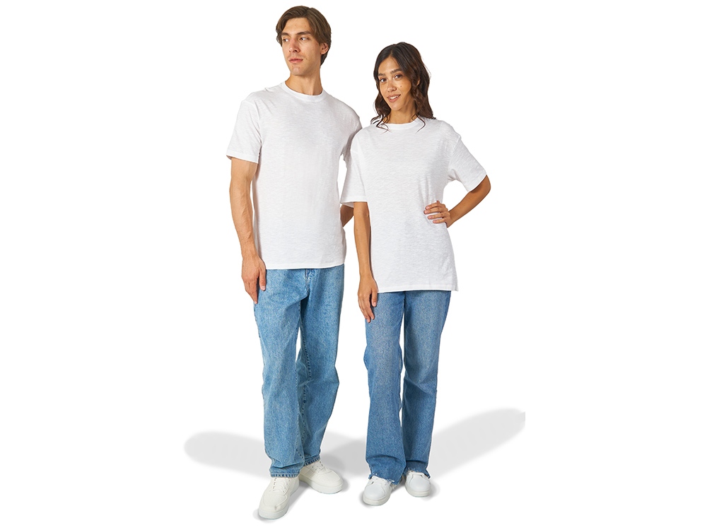 Футболка из текстурного джерси Portofino, унисекс — изображение 6