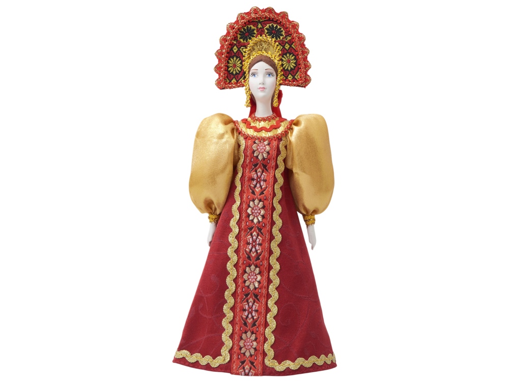 Подарочный набор: кукла фарфоровая, мёд с гецким орехом — изображение 15