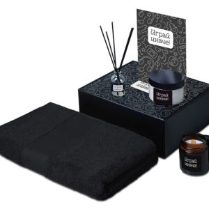 Подарочный набор Re:y. Care с полотенцем, солью для ванны и диффузором