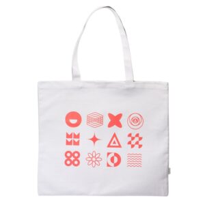 Сумка-оверсайз Rejenny из переработанного хлопка 320 г/м2 с термотрансфером