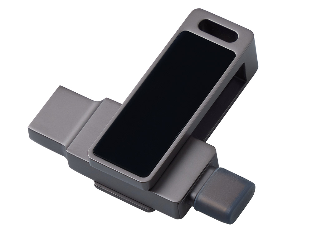 USB3.0/ Type-C флешка 2в1 на 64 ГБ Спинлайт с подсветкой — изображение 2