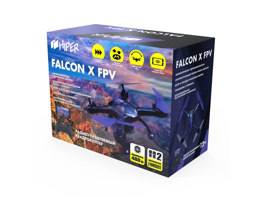 Радиоуправляемый квадрокоптер FALCON X FPV — изображение 14